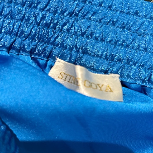 Stine Goya silky viscose shorts - blue - size M - Picture 4 of 4